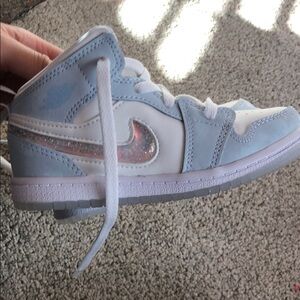 Nike White Air Jordan 1 Sneakers